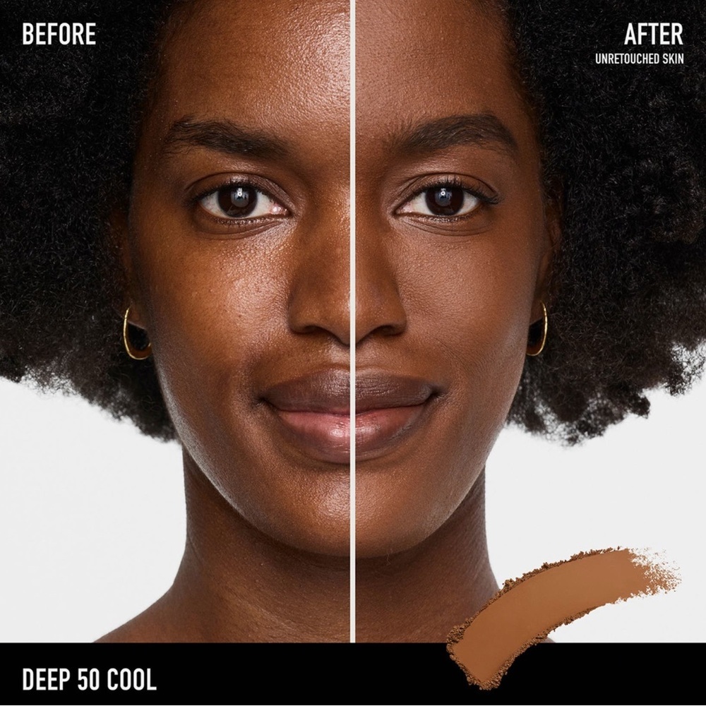 bareMinerals 24HR Skin Perfecting Talc Free Powder Foundation Deep 50 Cool - Picture 3 of 9